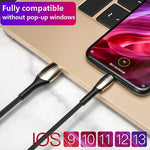Charging Cable Fast Charging Woven Fabric Multi-Connector