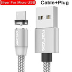 Charging Cable Magnetic Nylon-Braided With LED Indicator