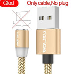 Charging Cable Magnetic Nylon-Braided With LED Indicator