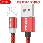 Charging Cable Magnetic Nylon-Braided With LED Indicator