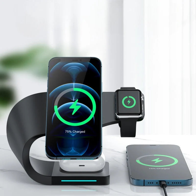 Charging Dock Magnetic Multi-Device Compact