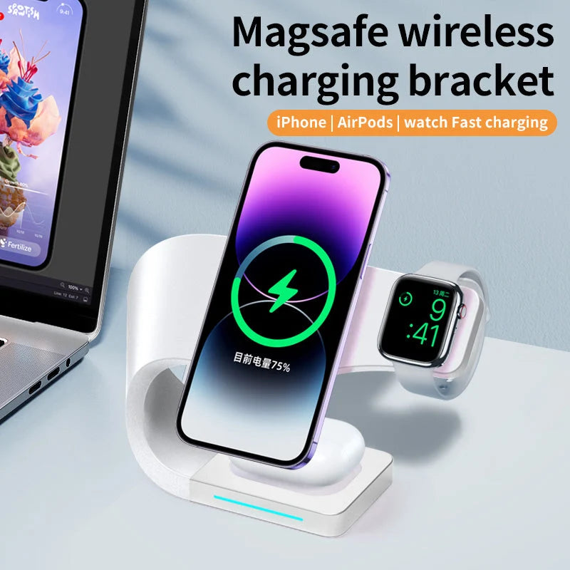 Charging Dock Magnetic Multi-Device Compact