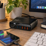 Charging Station Six-Port GaN 140W Power Display