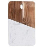 Cheese Board Marble & Wood Handmade Serving Board