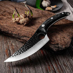 Chef Knife Hand-Forged Stainless Steel Rosewood Handle