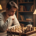 Chess Set Solid Wood Folding Board with Storage