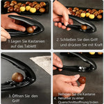 Chestnut And Nut Opener Stainless Steel Non-Slip Ergonomic Handle