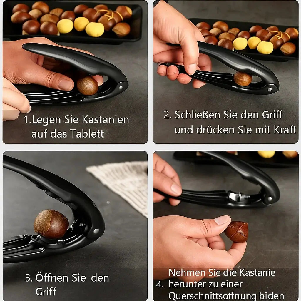 Chestnut And Nut Opener Stainless Steel Non-Slip Ergonomic Handle