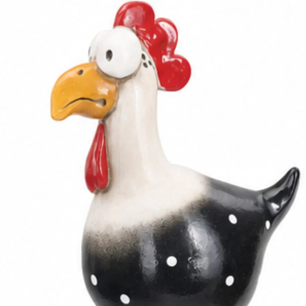 Chicken Garden Decor Hand-Painted Resin Dangling Legs