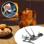Chicken Roasting Stand Stainless Steel Motorcycle Design For Grill & Oven
