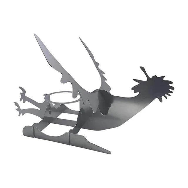 Chicken Roasting Stand Stainless Steel Motorcycle Design For Grill & Oven
