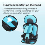 Child Car Booster Cushion Quick-Install Travel-Friendly