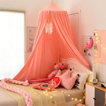 Children’s Bed Canopy Breathable Polyester-Cotton Blend Ceiling Mounting Kit Included