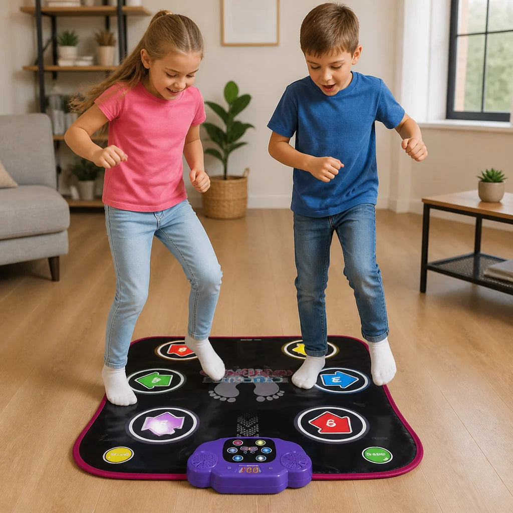 Children's Dance Mat LED Panels Bluetooth & Built-In Speakers