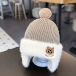 Children’s Hat Knitted Foldable Ear Flaps