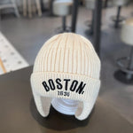 Children’s Hat Knitted Foldable Ear Flaps