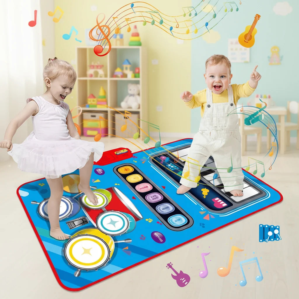 Children’s Musical Mat Five Instruments Adjustable Volume Non-Slip