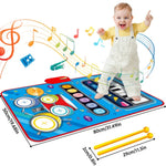 Children’s Musical Mat Five Instruments Adjustable Volume Non-Slip