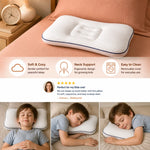 Children’s Pillow Memory Foam Ergonomic Neck Support & Breathable Surface