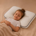 Children’s Pillow Memory Foam Ergonomic Neck Support & Breathable Surface
