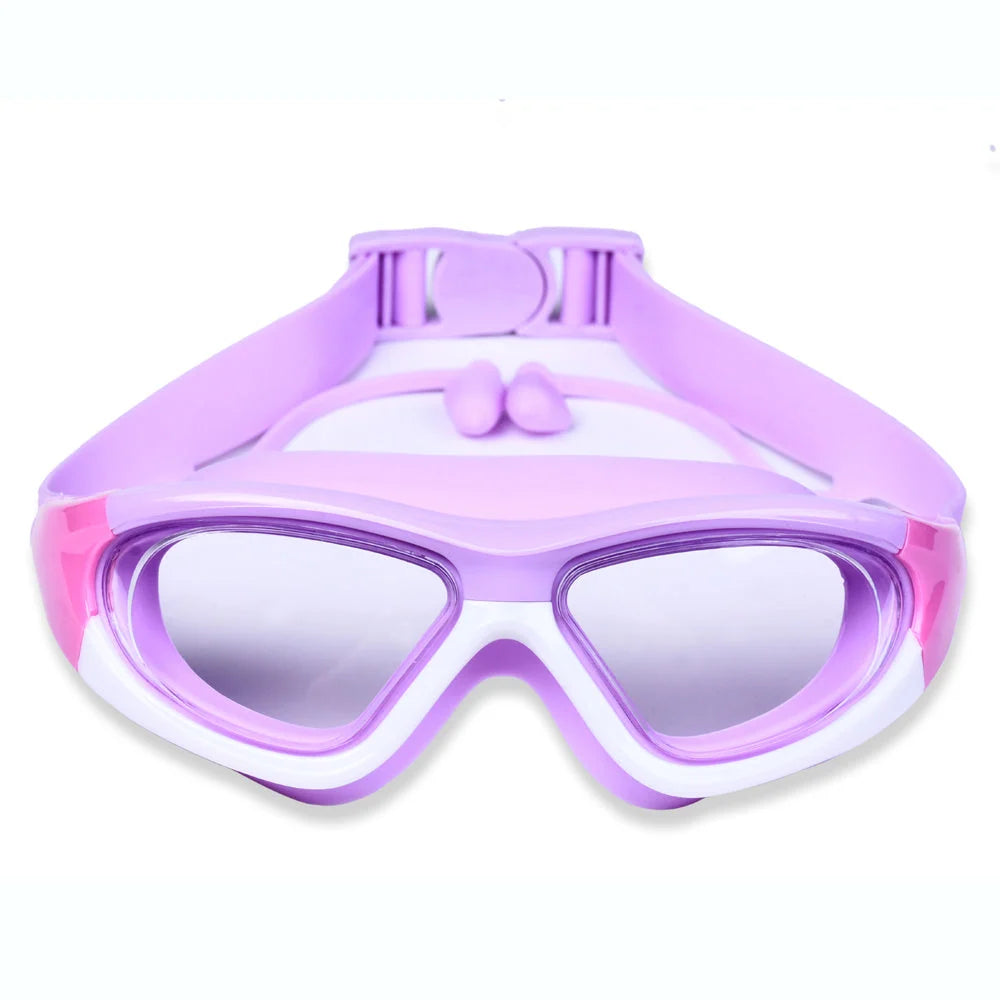 Children's Swimming Goggles Anti-Fog & UV Protection Leak-Proof Silicone