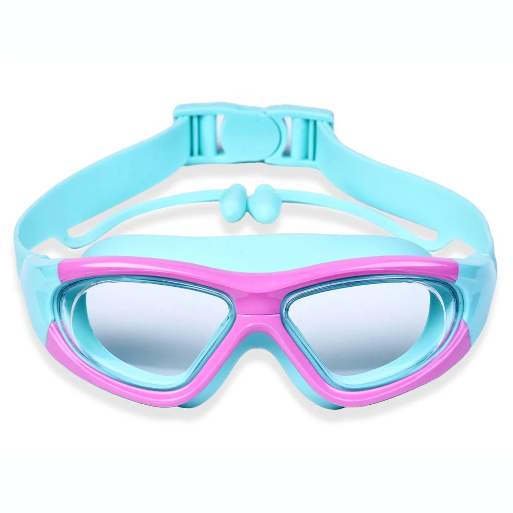 Children's Swimming Goggles Anti-Fog & UV Protection Leak-Proof Silicone