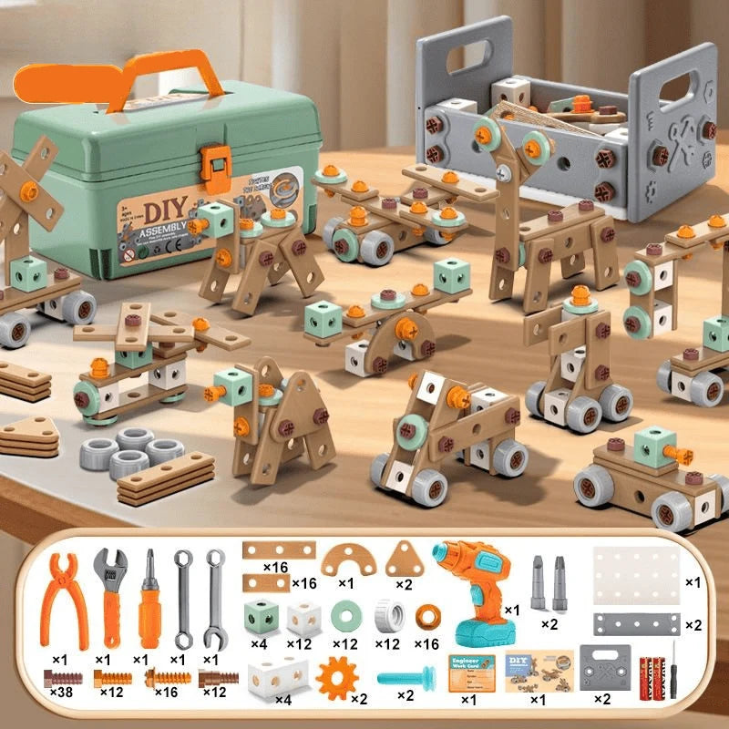 Children’s Tool Set Pretend-Play Building Tools ABS Plastic