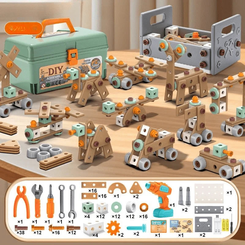 Children’s Tool Set Pretend-Play Building Tools ABS Plastic