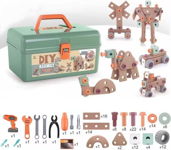 Children’s Tool Set Pretend-Play Building Tools ABS Plastic