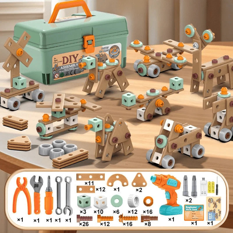 Children’s Tool Set Pretend-Play Building Tools ABS Plastic