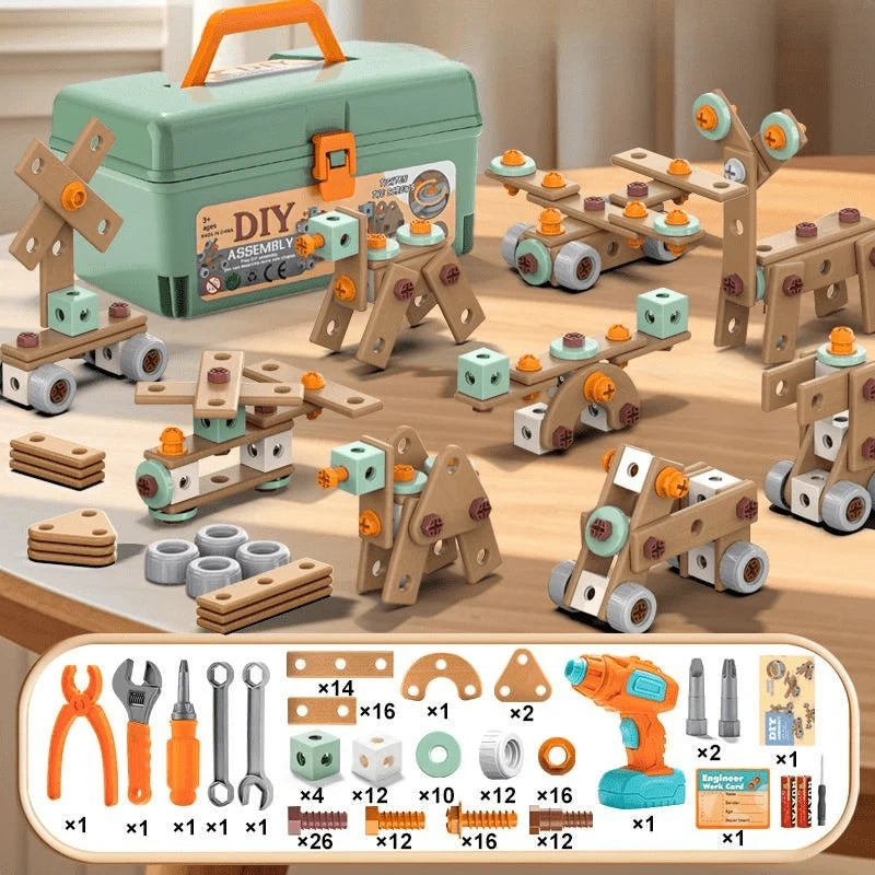 Children’s Tool Set Pretend-Play Building Tools ABS Plastic