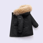 Children’s Winter Coat Thick Padded Fur Trim