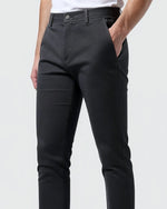Chino Trousers Slim Fit Tapered Leg Light Stretch Fabric