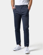 Chino Trousers Slim Fit Tapered Leg Light Stretch Fabric
