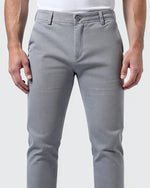 Chino Trousers Slim Fit Tapered Leg Light Stretch Fabric