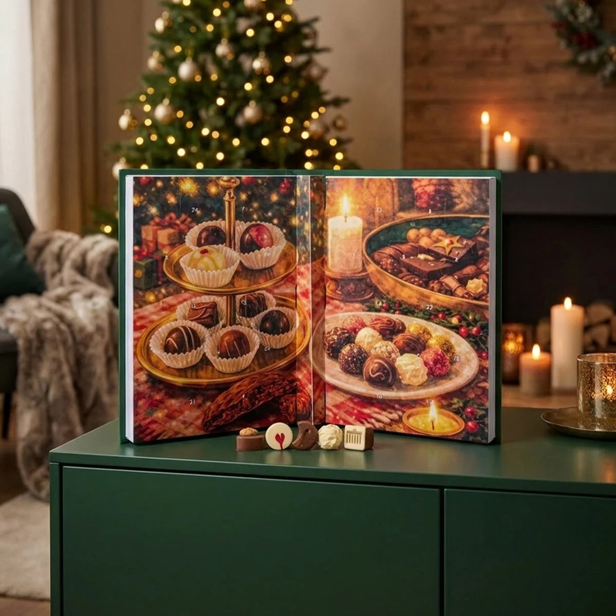 Chocolate Advent Calendar 26 Assorted Pralines & Truffles