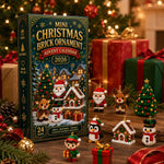 Christmas Advent Calendar 24 Mini Building Sets With Hanging Ornaments