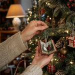 Christmas Advent Calendar 24 Miniature Book Ornaments Reusable