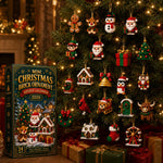 Christmas Advent Calendar Mini Brick Ornaments Set of 24