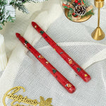 Christmas Candle Festive Motifs & Assorted Colors