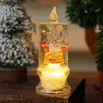 Christmas Candle Figurine Warm LED Battery-Free