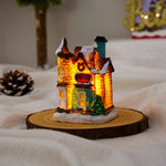Christmas Decoration Figure LED-Lit Weatherproof Polyresin