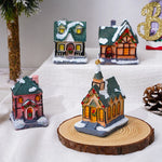 Christmas Decoration Figure LED-Lit Weatherproof Polyresin