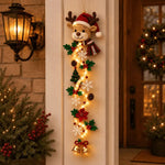 Christmas Door Decoration Illuminated Flat 2D 47.2 Inch