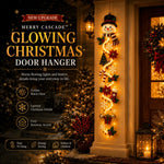 Christmas Door Decoration Illuminated Vertical Design Warm White Light 47.2 Inch tall
