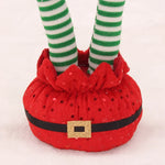 Christmas Elf Decoration Movable Legs Soft Plush