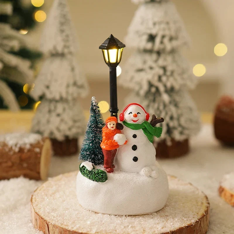 Christmas Figure Integrated Warm LED Lighting