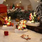 Christmas Figure Integrated Warm LED Lighting
