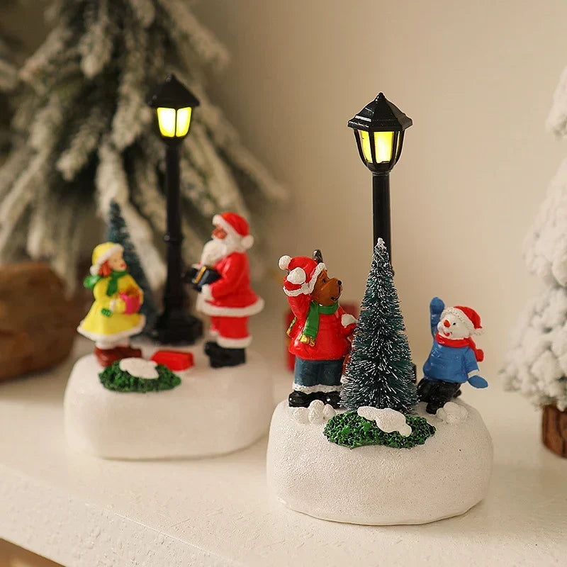 Christmas Figure Integrated Warm LED Lighting