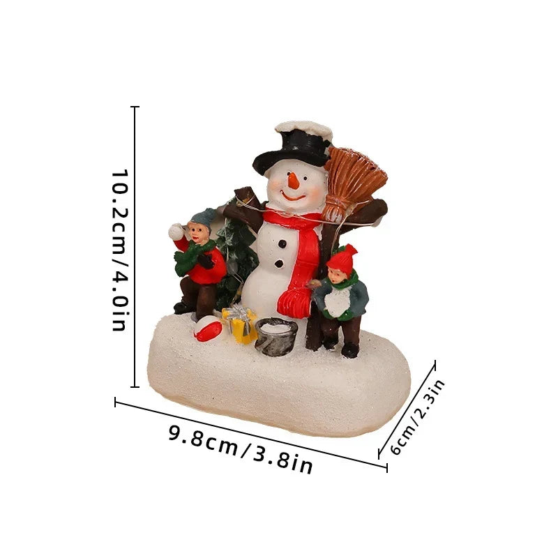 Christmas Figure Integrated Warm LED Lighting